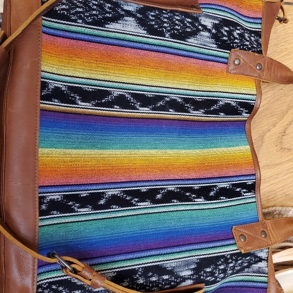 Nena &Co Multicolor Striped Women's Bag 6 Hr Sale - Picture 2 of 12